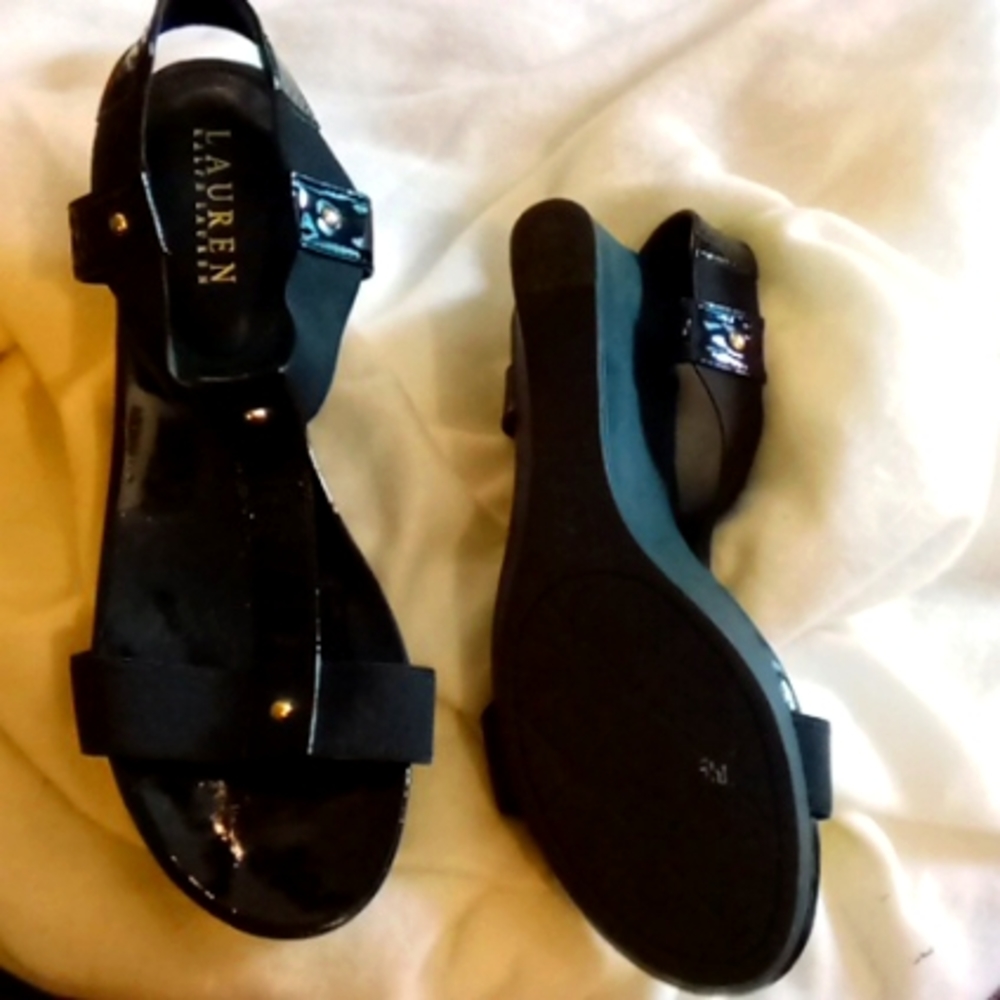 Ralph Lauren 8b black heels